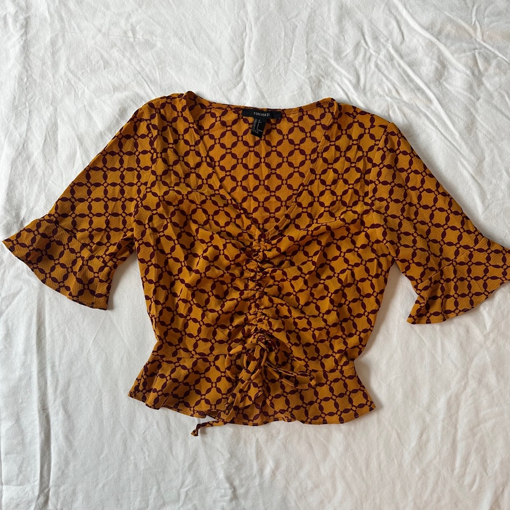 Forever 21 Crop Blouse